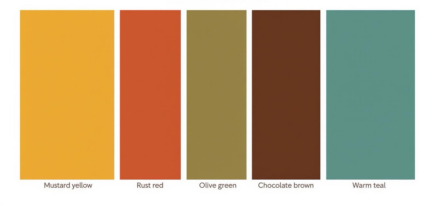 True Autumn Color Swatches