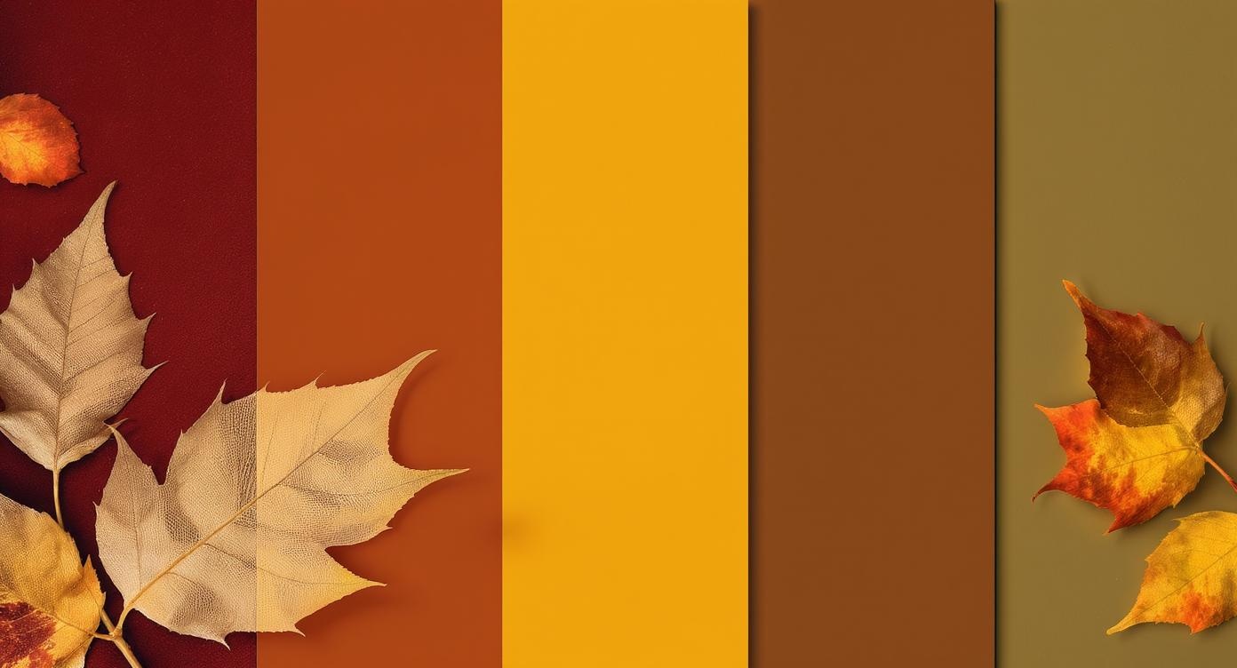 October autumn colors palette