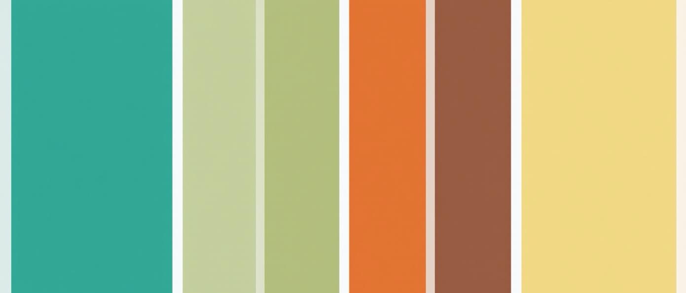 Various summer color combinations for different brand personalities