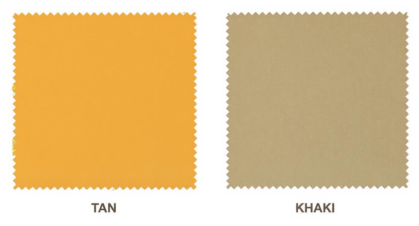 Warm vs cool tan undertones comparison